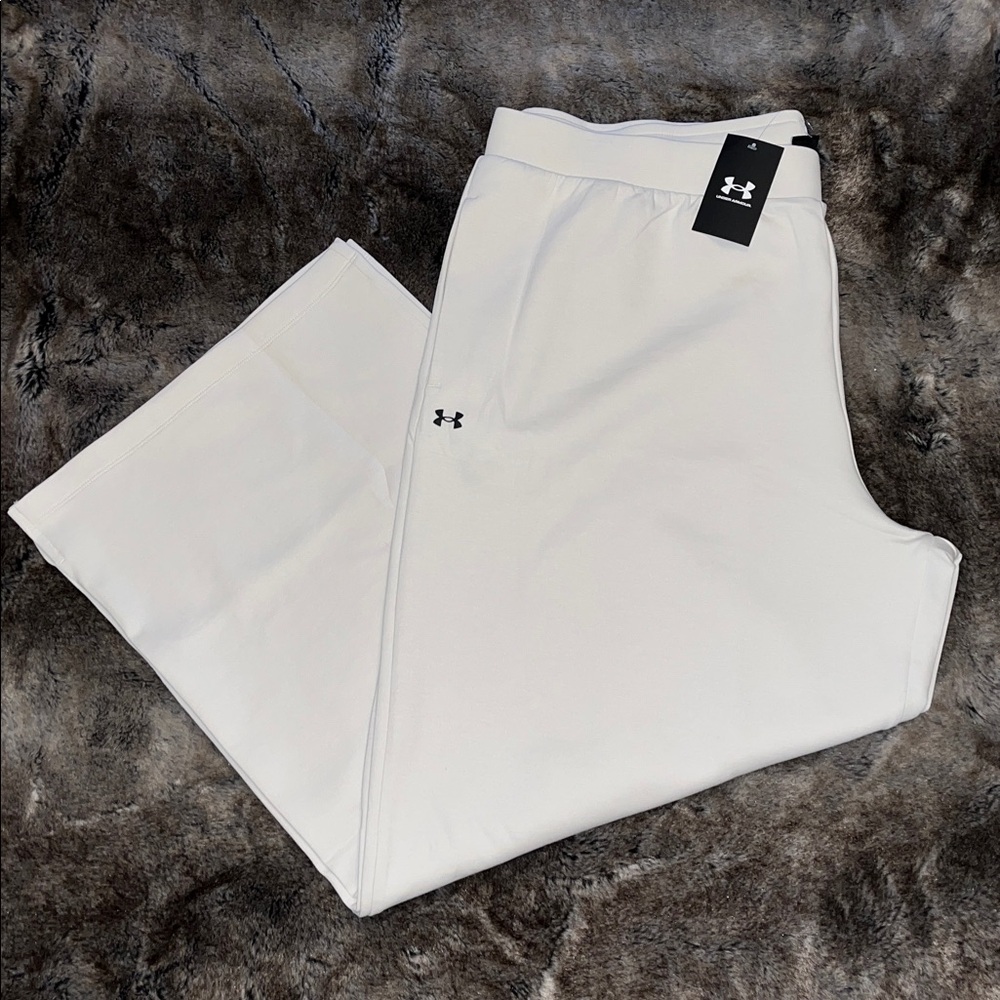 Under Armour Unstoppable Fleece Pants Womens 3XLT  3XL Tall gym wide leg  $100
